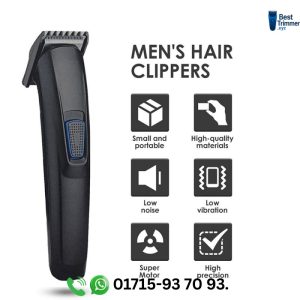 HTC AT 522 Rechargeable Cordless Trimmer For Men (Black)