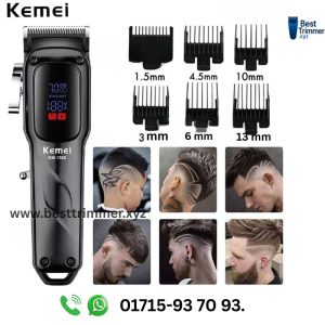 Kemei KM-1550 Professional Hair Clipper and Beard Trimmer Salon Series for Men